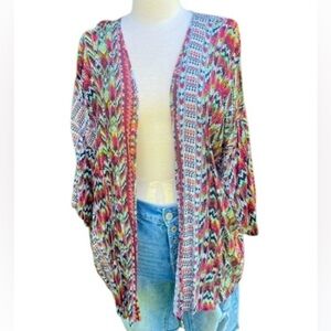 ROOMMATE - PLUS SIZE Multicolor cover up  Patterned Fabric